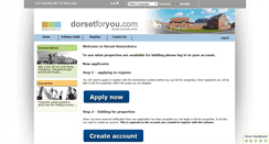 Desktop Screenshot of homechoice.dorsetforyou.com